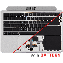 Top Case Assembly With Battery And Keyboard Compatible For MacBook Air 13&quot; (A2681 / Mid 2022) (Silver) (US Keyboard)