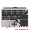Top Case Assembly With Battery And Keyboard Compatible For MacBook Air 13&quot; (A2681 / Mid 2022) (UK Keyboard) (Space Gray)