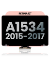 Complete LCD Display Assembly Compatible For MacBook Retina 12&quot; (A1534 / Early 2015 / Early 2016 / Mid 2017) (Used OEM Pull: Grade A) (Rose Gold)