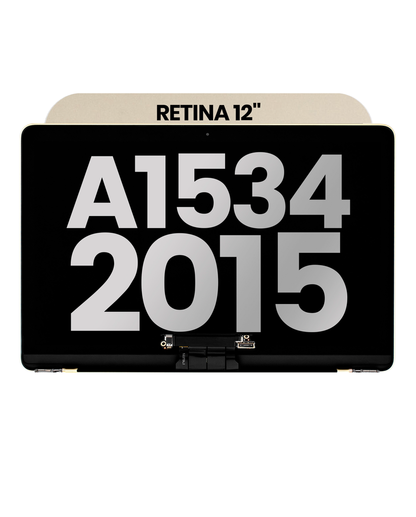 Complete LCD Display Assembly Compatible For MacBook Retina 12&quot; (A1534 / Early 2015) (Used OEM Pull: Grade A) (Gold)