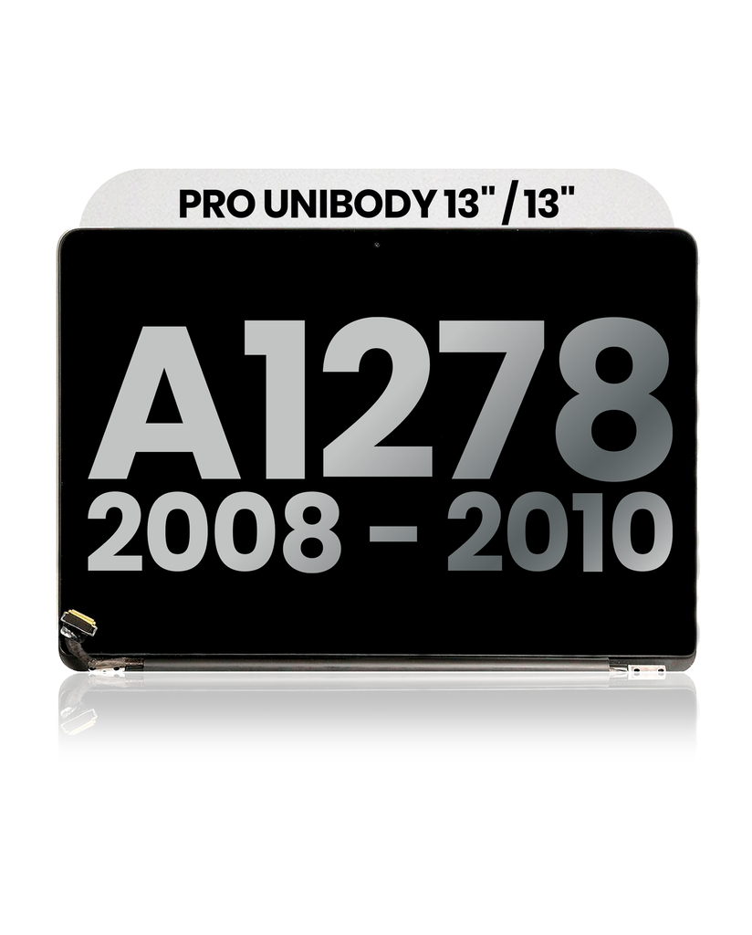Complete LCD Display Assembly Compatible For MacBook Pro Unibody 13&quot; / MacBook 13&quot; (A1278 / Mid 2009 / Mid 2010) / (A1278 / Late 2008) (Used OEM Pull: Grade B)