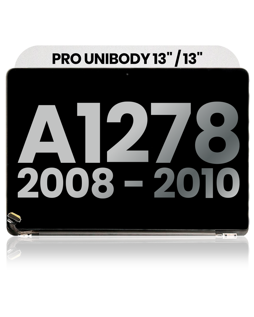 Complete LCD Display Assembly Compatible For MacBook Pro Unibody 13&quot; / MacBook 13&quot; (A1278 / Mid 2009 / Mid 2010) / (A1278 / Late 2008) (Used OEM Pull: Grade A)