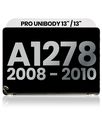 Complete LCD Display Assembly Compatible For MacBook Pro Unibody 13&quot; / MacBook 13&quot; (A1278 / Mid 2009 / Mid 2010) / (A1278 / Late 2008) (Used OEM Pull: Grade A)