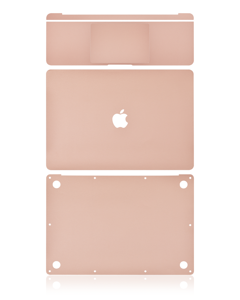 4in1 (Top, Bottom, Keyboard, Palmrest) Skin Compatible For MacBook Air 13&quot; Retina (A1932 / Late 2018 / Early 2019) (Rose Gold)