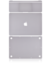 4in1 (Top, Bottom, Keyboard, Palmrest) Skin Compatible For MacBook Air 13&quot; Retina (A1932 / Late 2018 / Early 2019) (Space Gray)