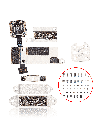 Full Set Small Metal Bracket And Screw Set Compatible For MacBook Air 13&quot; Retina (A2337 / Late 2020)