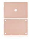 2 in 1 (Top and Bottom) Skin Compatible For MacBook Air 13&quot; Retina (A2179 / Early 2020) (Rose Gold)