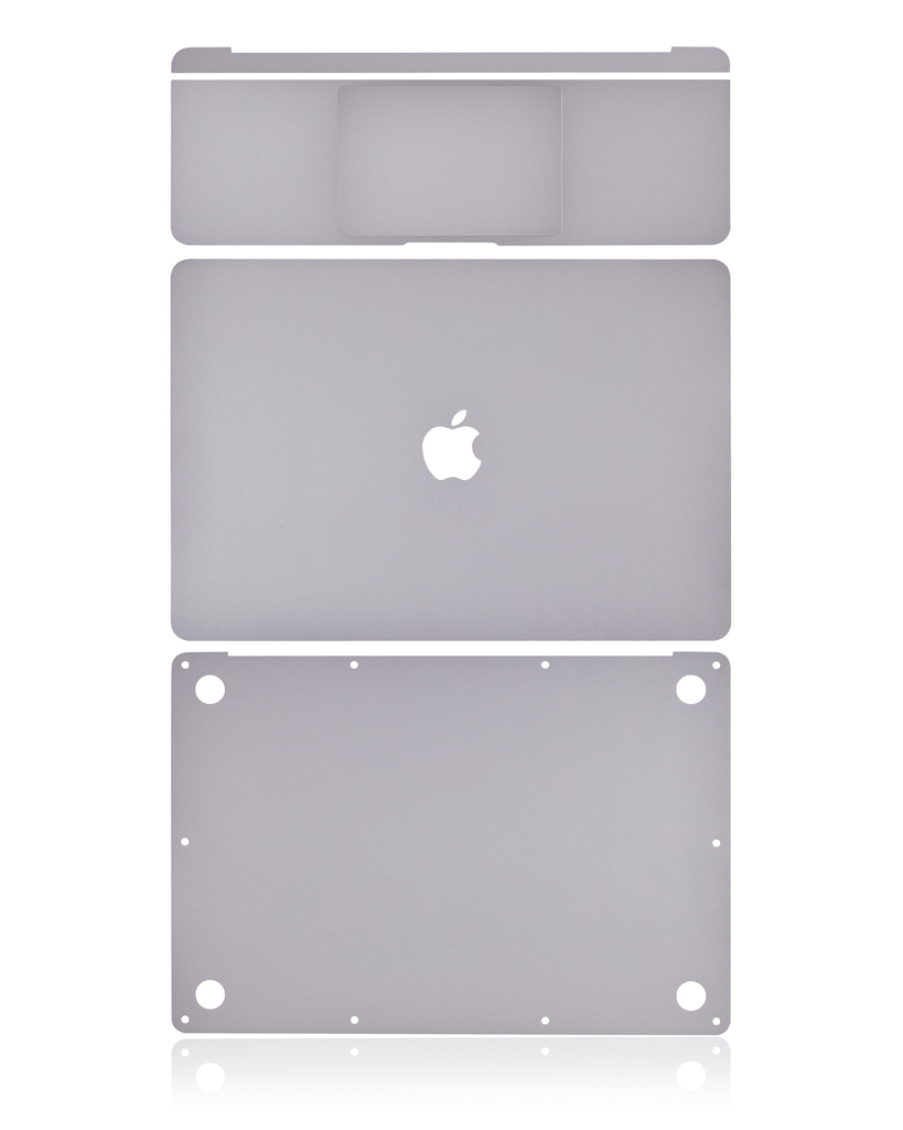 4in1 (Top, Bottom, Keyboard, Palmrest) Skin Compatible For MacBook Air 13&quot; Retina (A2179 / Early 2020) (Space Gray)
