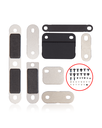Full Set Small Metal Bracket And Screw Set Compatible For Macbook Pro 14&quot; (A2779 / Early 2023)