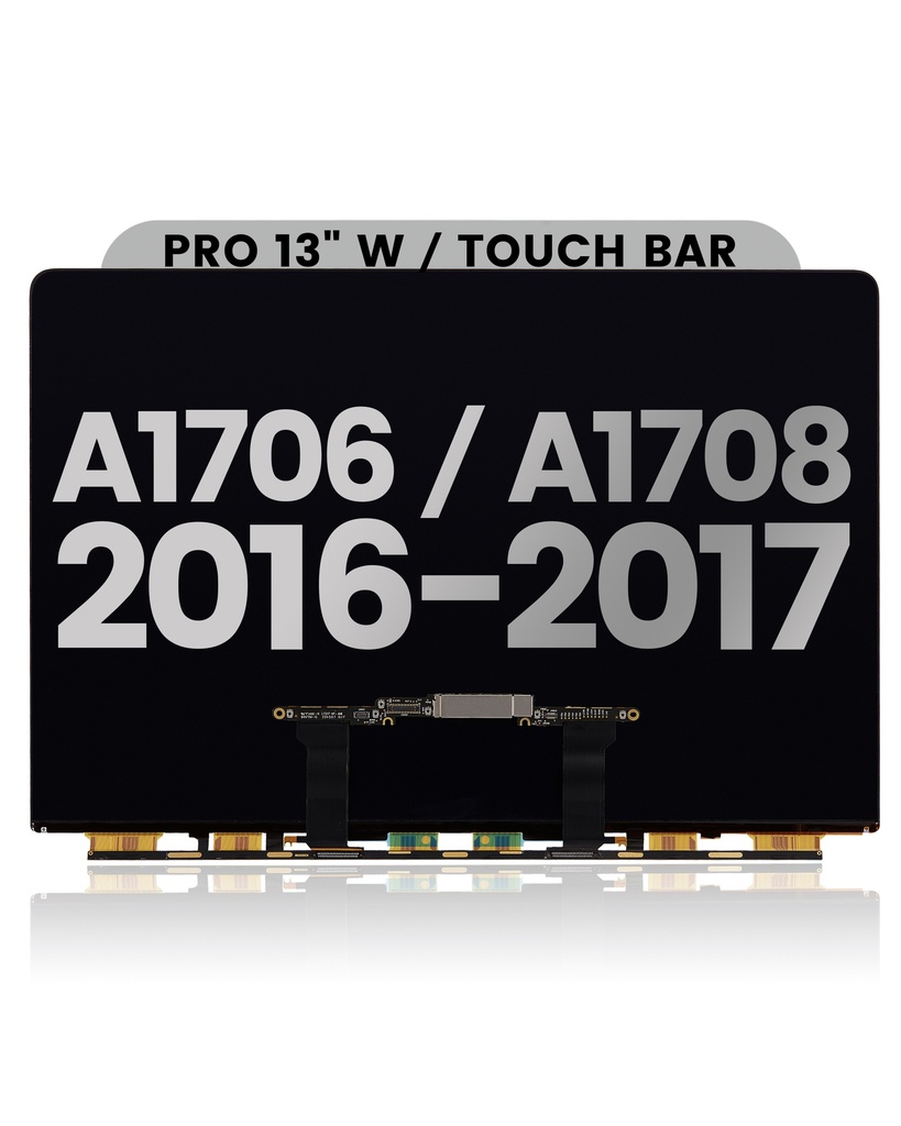 LCD Panel Only Compatible For MacBook Pro 13&quot; W/ Touch Bar (A1706 / A1708 / Late 2016 / Mid 2017) (Panel Only)