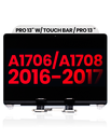 Complete LCD Display Assembly Compatible For MacBook Pro 13&quot; W/ Touch Bar / Pro 13&quot; (A1706 / A1708 / Late 2016 / Mid 2017) (Aftermarket Plus) (Silver)