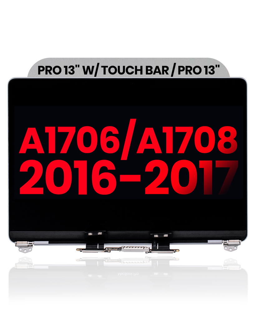Complete LCD Display Assembly Compatible For MacBook Pro 13&quot; W/ Touch Bar / Pro 13&quot; (A1706 / A1708 / Late 2016 / Mid 2017) (Aftermarket Plus) (Space Gray)