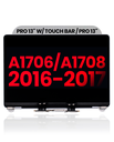 Complete LCD Display Assembly Compatible For MacBook Pro 13&quot; W/ Touch Bar / Pro 13&quot; (A1706 / A1708 / Late 2016 / Mid 2017) (Aftermarket Plus) (Space Gray)