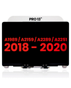 Complete LCD Display Assembly Compatible For MacBook Pro 13&quot; (A1989 / Late 2018 / Early 2019) (A2159 / Mid 2019) (A2289 / A2251 / Mid 2020) (Aftermarket Plus) (Silver)