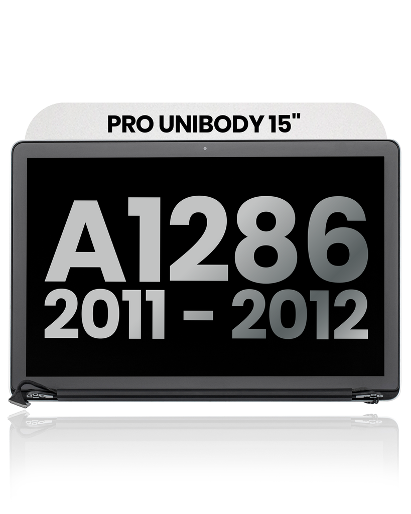 Complete LCD Display Assembly Compatible For MacBook Pro Unibody 15&quot; (A1286 / Early 2011 / Late 2011 / Mid 2012) (Used OEM Pull: Grade B) (Glossy)