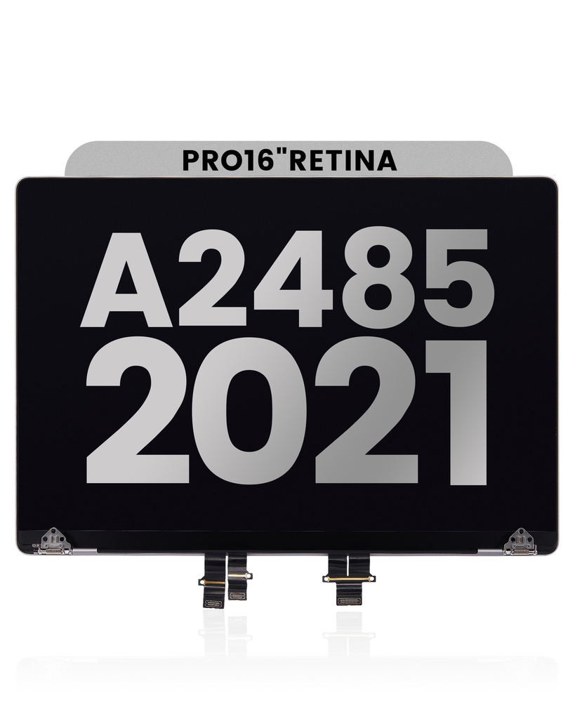 Complete LCD Display Assembly Compatible For MacBook Pro 16&quot; (A2485 / Late 2021) / (A2780 / Late 2023 / (A2991 / Late 2023) (Used OEM Pull: Grade B) (Space Gray)