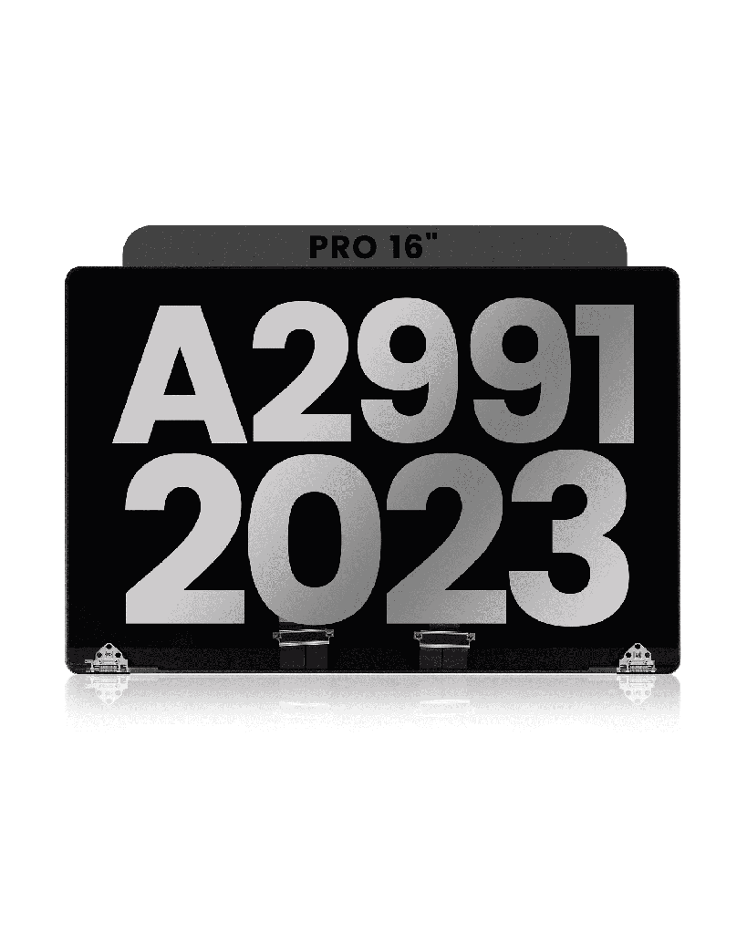 Complete LCD Display Assembly Compatible For MacBook Pro 16&quot; (A2991 / Late 2023) (Used OEM Pull: Grade A) (Space Black)