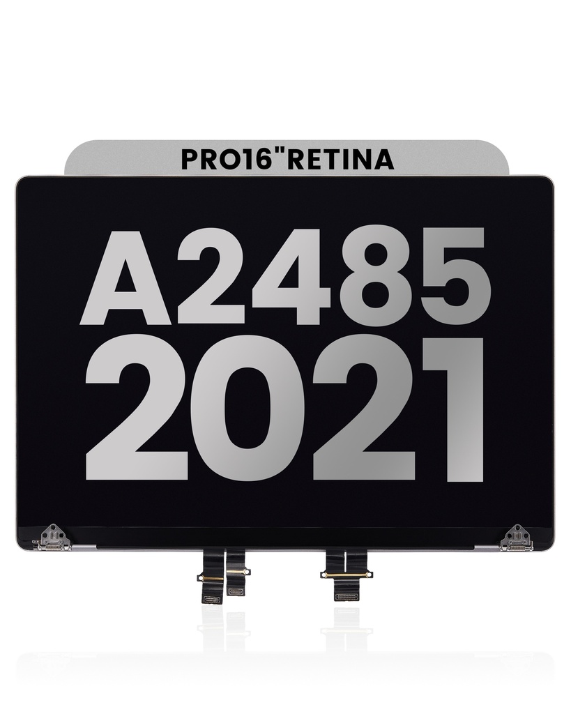 Complete LCD Display Assembly Compatible For MacBook Pro 16&quot; (A2485 / Late 2021) / (A2780 / Late 2023 / (A2991 / Late 2023) (Used OEM Pull: Grade A) (Space Gray)