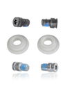 Hard Drive Screws + Rubber Pads (Torx T6) Compatible For MacBook Pro 15&quot; (A1260 / Early 2008)