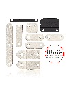 Full Set Small Metal Bracket And Screw Set Compatible For MacBook Pro 16&quot; (A2485 / Late 2021)