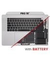 Top Case Assembly With Battery And Keyboard Compatible For MacBook Pro 16&quot; (A2141 / Mid 2019) (UK English) (Used OEM Pull: Grade A) (Space Gray)