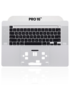Top Case With Keyboard Compatible For MacBook Pro 16&quot; (A2141 / Mid 2019) (US English) (Used OEM Pull: Grade New) (Silver)