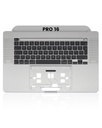 Top Case With Keyboard Compatible For MacBook Pro 16&quot; (A2141 / Mid 2019) (UK English) (Space Gray)