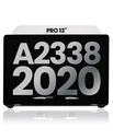 Complete LCD Display Assembly Compatible For MacBook Pro 13&quot; (A2338 / Late 2020) (M1) (Used OEM Pull: Grade A) (Silver)