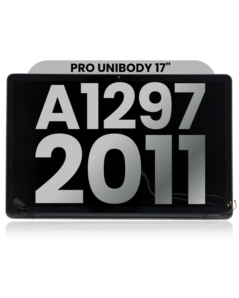 Complete LCD Display Assembly Compatible For (Anti-Glare) MacBook Pro Unibody 17&quot; (A1297 / Early 2011 / Late 2011) (Used OEM Pull: Grade A)