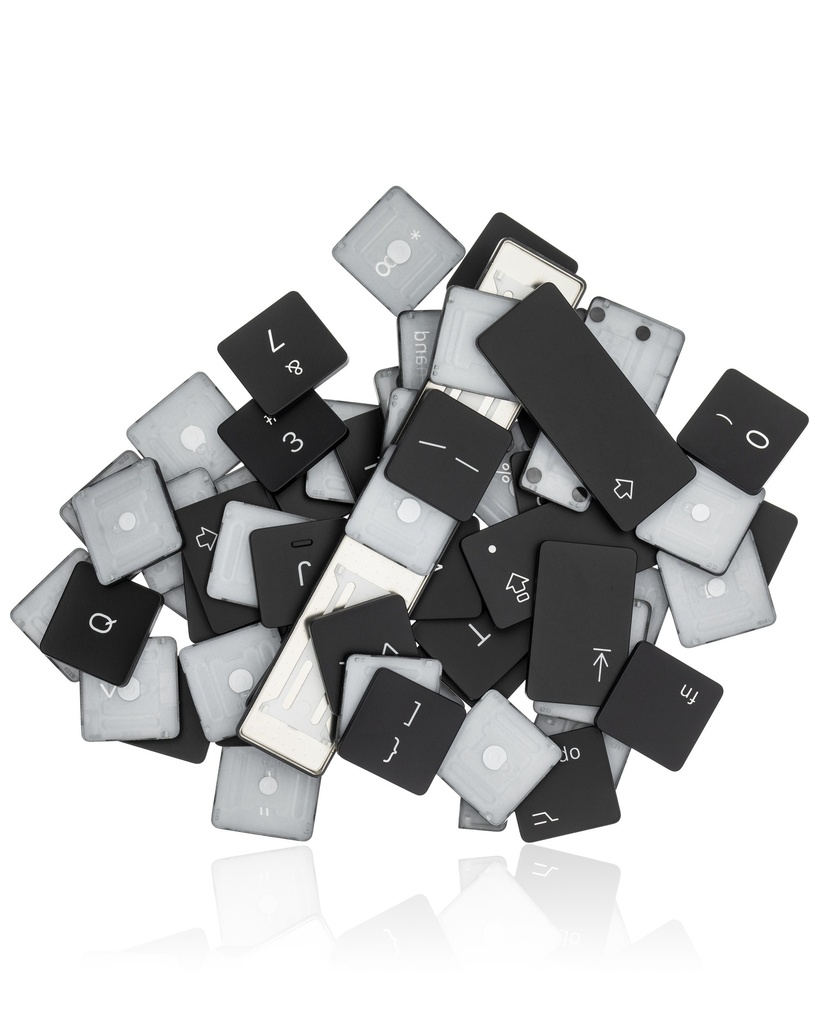 Keycap Compatible For MacBook Pro Unibody 13&quot; / 15&quot; / 17&quot; (A1286 / A1278 / A1297 / Early 2019 / Mid 2009 / Mid 2010 / Early 2011 / Late 2011 / Mid 2012) (US) (DARFON)