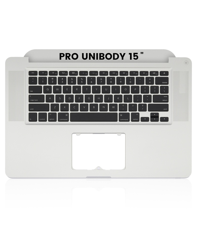Top Case With Keyboard Compatible For MacBook Pro Unibody 15&quot; (A1286 / Mid 2010 / Early 2011 / Late 2011 / Mid 2012) (US English) (Used OEM Pull: Grade A)