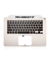 Top Case + Keyboard Compatible For MacBook Pro Unibody 13&quot; (A1278 / Late 2011 / Mid 2012) (US English) (Used OEM Pull: Grade A)