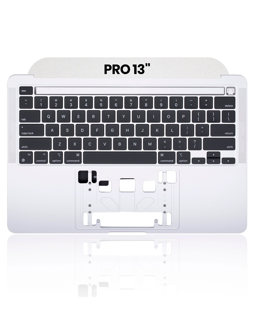 Top Case With Keyboard Compatible For MacBook Pro 13&quot; (A2338 / Late 2020) (US English) (Silver)