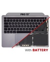 Top Case Assembly With Battery And Keyboard Compatible For MacBook Pro 13&quot; (A2338 / Late 2020) (Space Gray) (UK Keyboard)