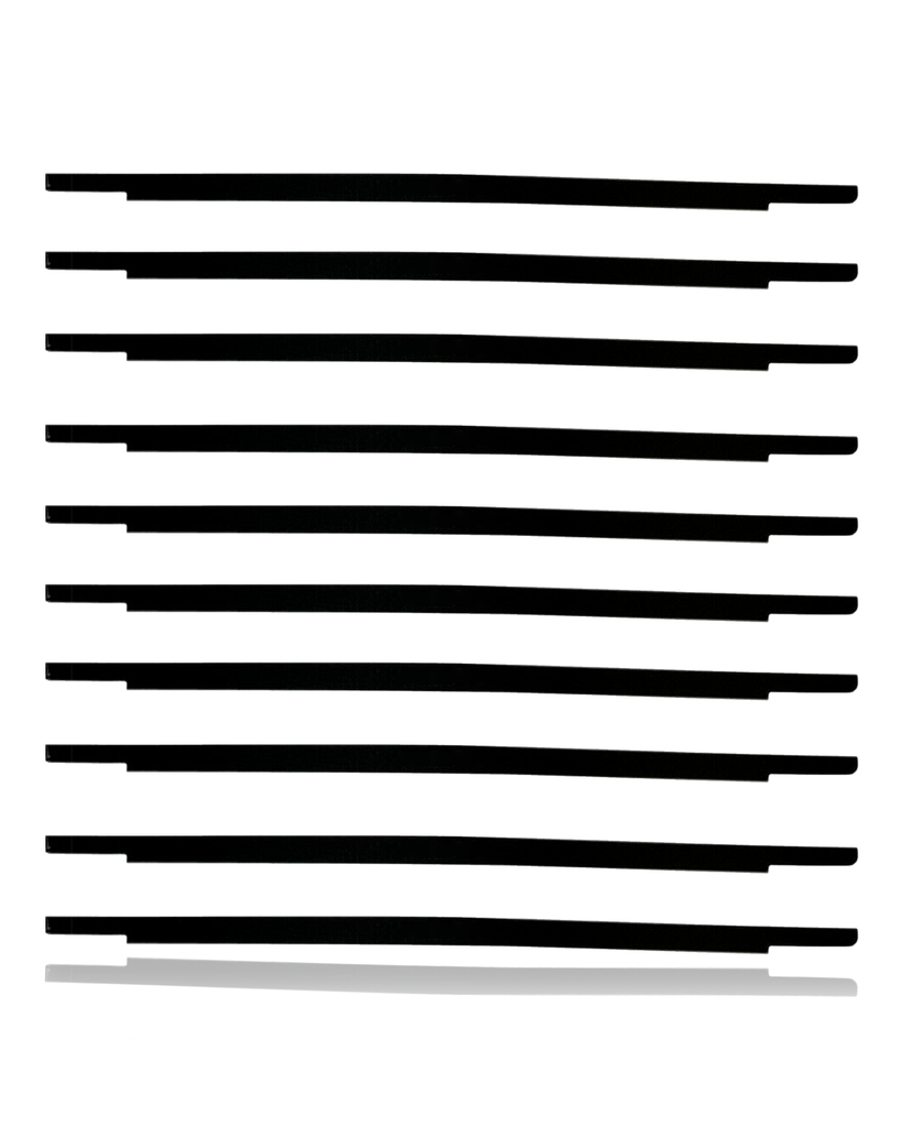 Display Bottom Glass Bezel Strip (Without Logo) Compatible For MacBook Pro 13&quot; / Pro Touch Bar 13&quot; / Pro Retina 13&quot; (A2338 / 22289 / A2159 / A1989 / A1706 / A1708) (10 Pack)