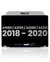 Complete LCD Display Assembly Compatible For MacBook Pro 13&quot; (A1989 / Late 2018 / Early 2019) (A2159 / Mid 2019) (A2289 / A2251 / Mid 2020) (Used OEM Pull: Grade A) (Space Gray)