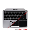 Top Case Assembly With Battery And Keyboard Compatible MacBook Pro 13&quot; (A2289 / Early 2020) (US Keyboard) (Used OEM Pull: Grade A) (Space Gray)