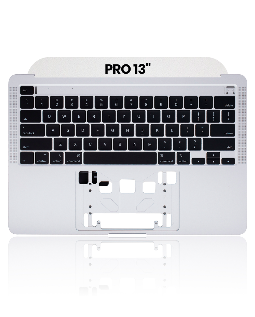 Top Case With Keyboard Compatible MacBook Pro 13&quot; (A2289 / Early 2020) (US Keyboard) (Used OEM Pull: Grade New) (Silver)