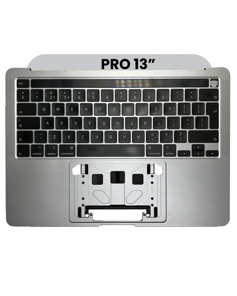 Top Case With Keyboard Compatible For MacBook Pro 13&quot; (A2251 / Mid 2020) (UK Keyboard) (Space Gray)