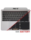 Top Case Assembly (With Battery And Keyboard) Compatible For MacBook Pro 13&quot; (A2159 / Mid 2019) (US English) (Space Gray)
