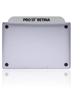 Bottom Case Compatible For MacBook Pro 13&quot; Retina (A2159 / Mid 2019) (Space Gray)
