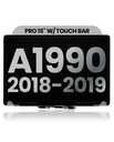 Complete LCD Display Assembly Compatible For MacBook Pro 15&quot; Touch Bar (A1990 / Late 2018 / Early 2019) (Used OEM Pull: Grade B) (Space Gray)