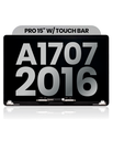 Complete LCD Display Assembly Compatible For MacBook Pro 15&quot; W/ Touch Bar (A1707 / Late 2016) (Used OEM Pull: Grade B) (Space Gray)
