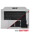 Top Case Assembly (With Battery And Keyboard) Compatible For MacBook Pro 15&quot; W/ Touch Bar (A1707 / Late 2016 / Mid 2017) (Space Gray) (UK English)