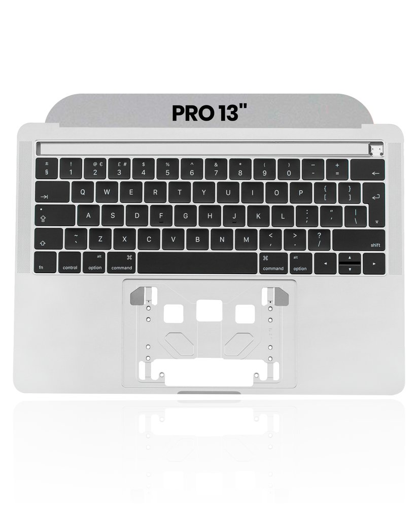 Top Case With Keyboard Compatible For MacBook Pro 13&quot; (A1989 / Late 2018 / Early 2019) (UK Keyboard) (Used OEM Pull: Grade New) (Space Gray)
