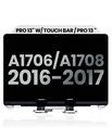 Complete LCD Display Assembly Compatible For MacBook Pro 13&quot; W/ Touch Bar / Pro 13&quot; (A1706 / A1708 / Late 2016 / Mid 2017) (Used OEM Pull: Grade B) (Silver)