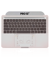 Top Case With Keyboard Compatible For MacBook Pro 13&quot; W/ Touch Bar (A1706 / Late 2016 / Mid 2017) (US English) (Used OEM Pull: Grade New) (Space Gray)