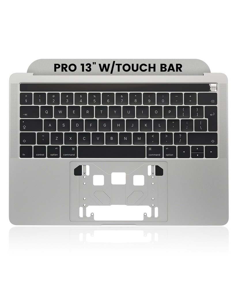 Top Case With Keyboard Compatible For MacBook Pro 13&quot; W/ Touch Bar (A1706 / Late 2016 / Mid 2017) (UK English) (Used OEM Pull: Grade New) (Space Gray)