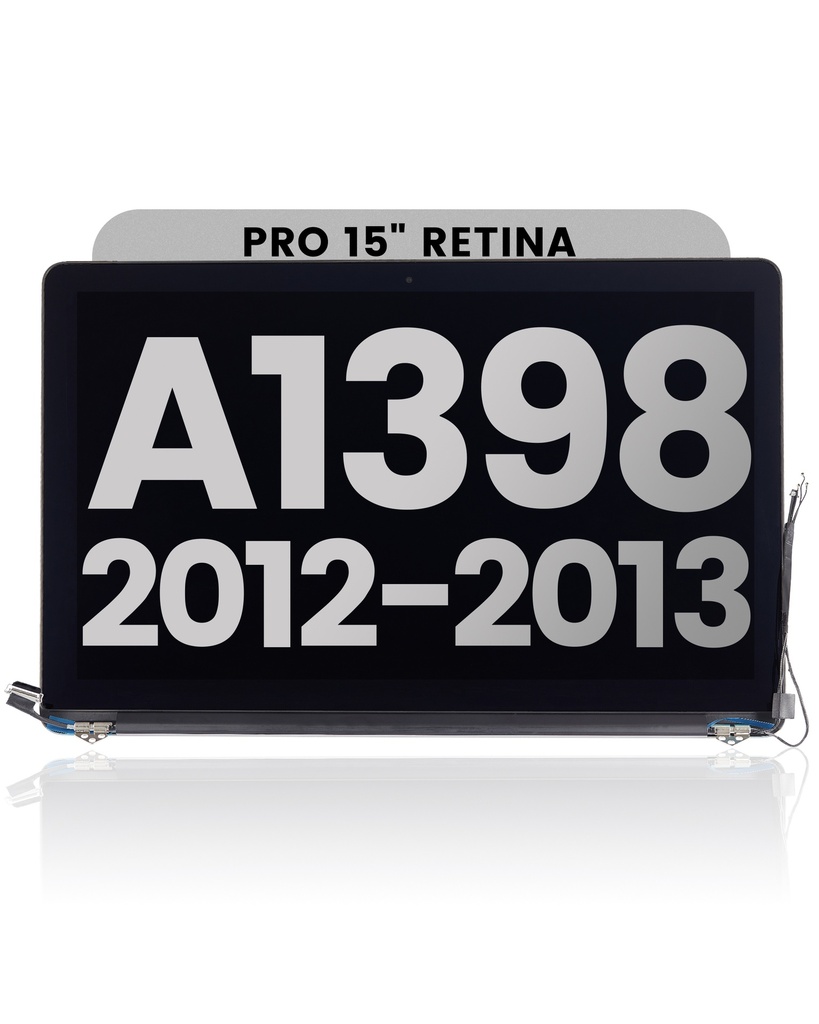 Complete LCD Display Assembly Compatible For MacBook Pro Retina 15&quot; (A1398 / Mid 2012 / Early 2013) (Used OEM Pull: Grade A)