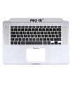 Top Case With Keyboard And Microphone Compatible For MacBook Pro 15&quot; Retina (A1398 / Mid 2015) (French Keyboard)